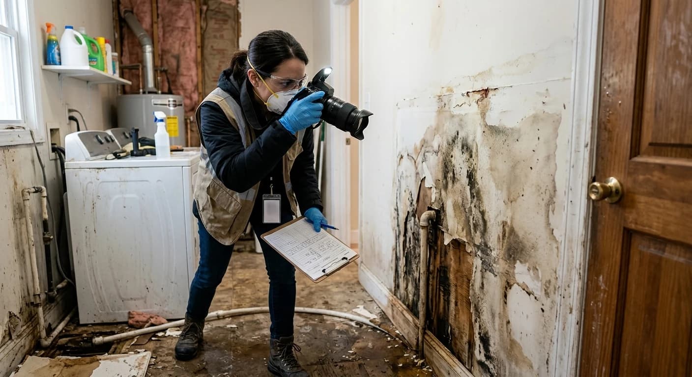 Professional water damage restoration work - How can you ensure a successful insurance claim?